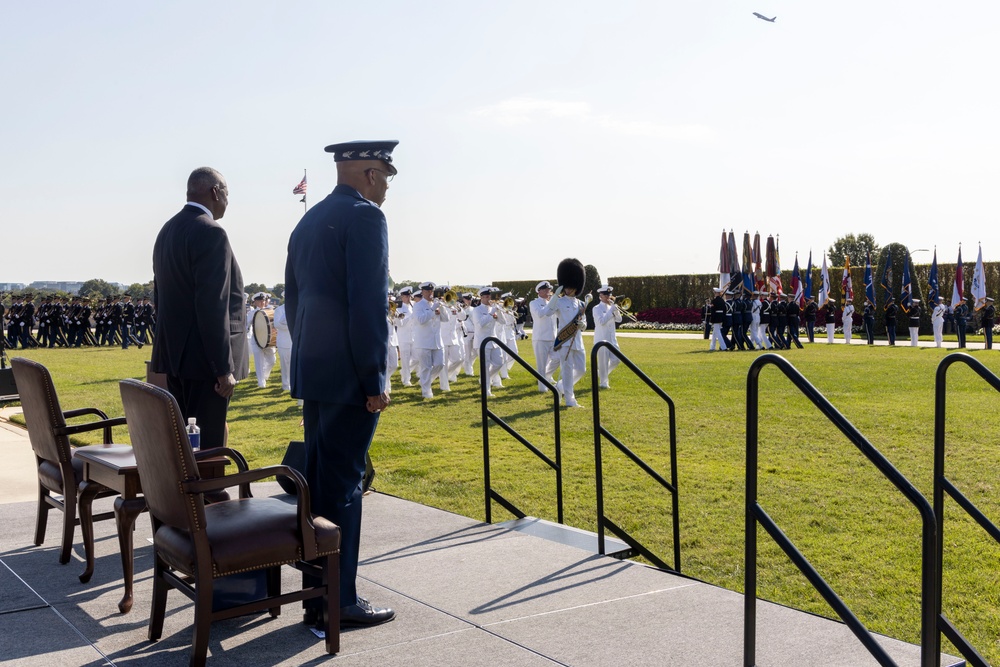 Armed Forces Full Honor Review Ceremony in Honor of  National POW/MIA Recognition Day 2024