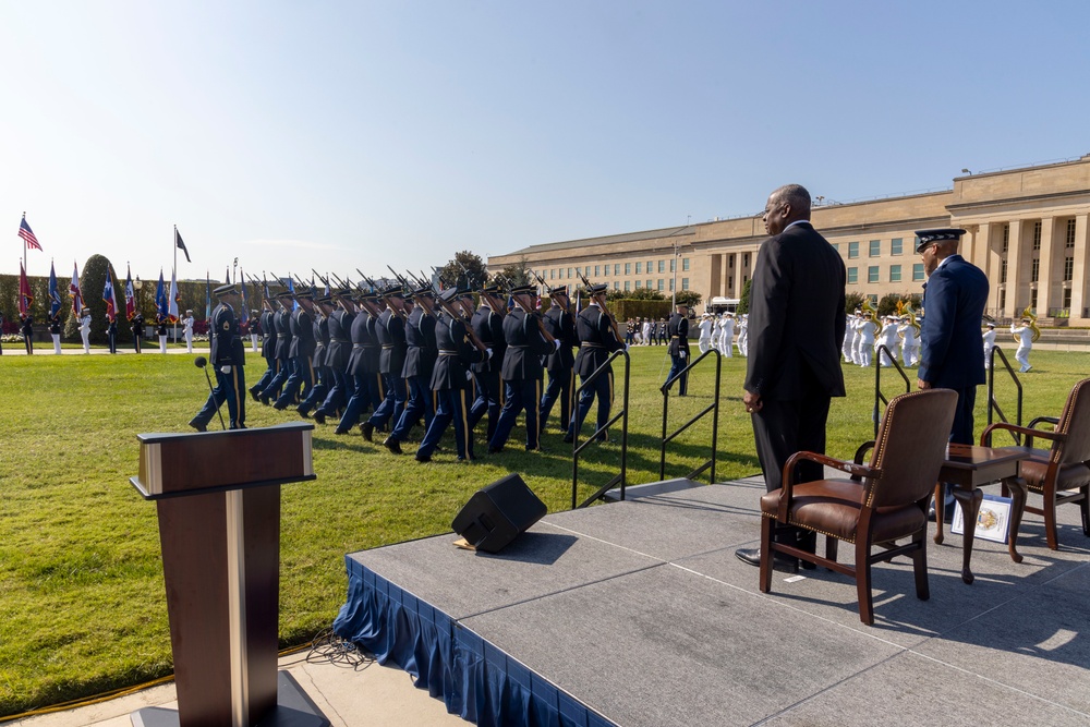 Armed Forces Full Honor Review Ceremony in Honor of  National POW/MIA Recognition Day 2024