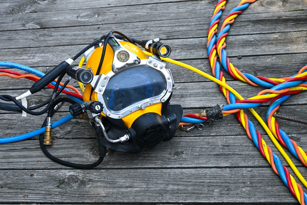 Underwater inspection of the James Creek Marina of  Ft. McNair seawall