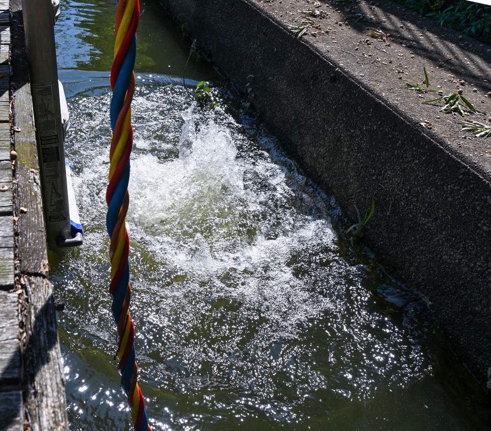 Underwater inspection of the James Creek Marina of  Ft. McNair seawall