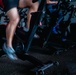 USS Ronald Reagan (CVN 76) Sailors attend a spin class