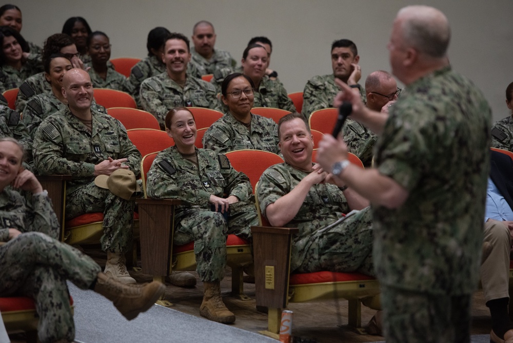 MCPON James Honea visits Naval Support Activity Mid-South