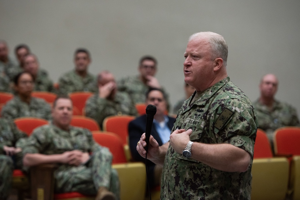 MCPON James Honea visits Naval Support Activity Mid-South