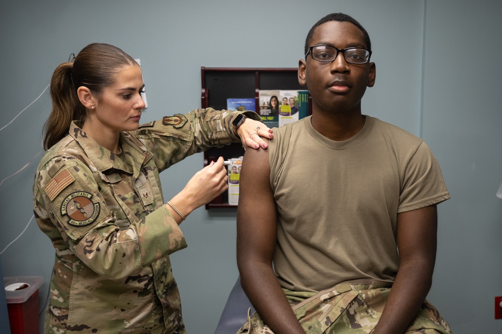 Flu shots now available for active-duty members