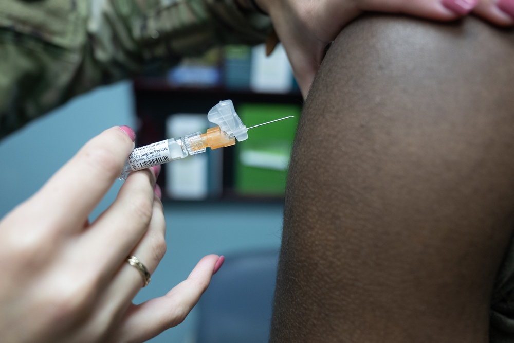 Flu shots now available for active-duty members