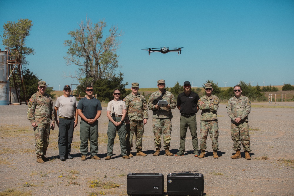 Oklahoma National Guard Hosts Wildland Fire UAS Integration Exercise