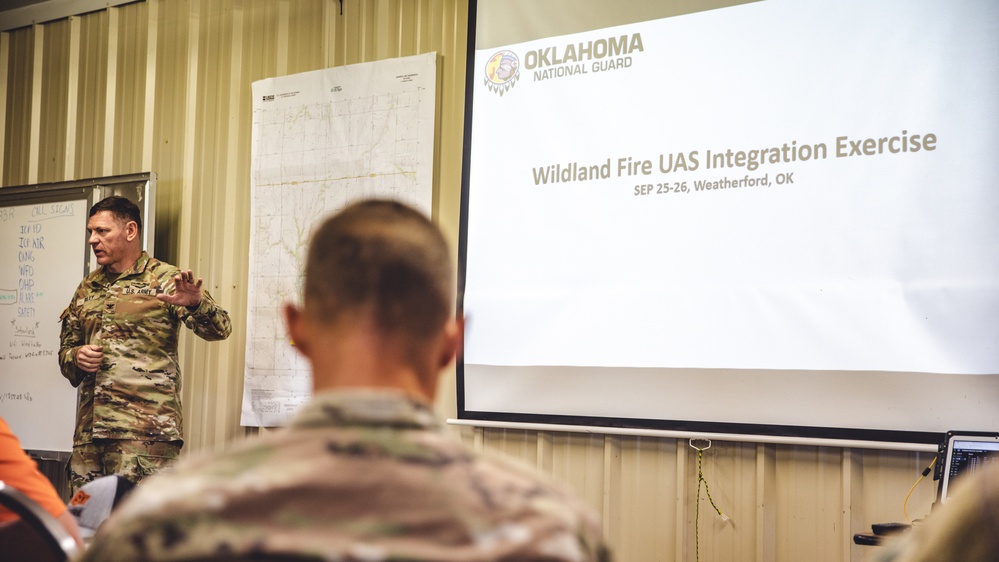 Oklahoma National Guard Hosts Wildland Fire UAS Integration Exercise