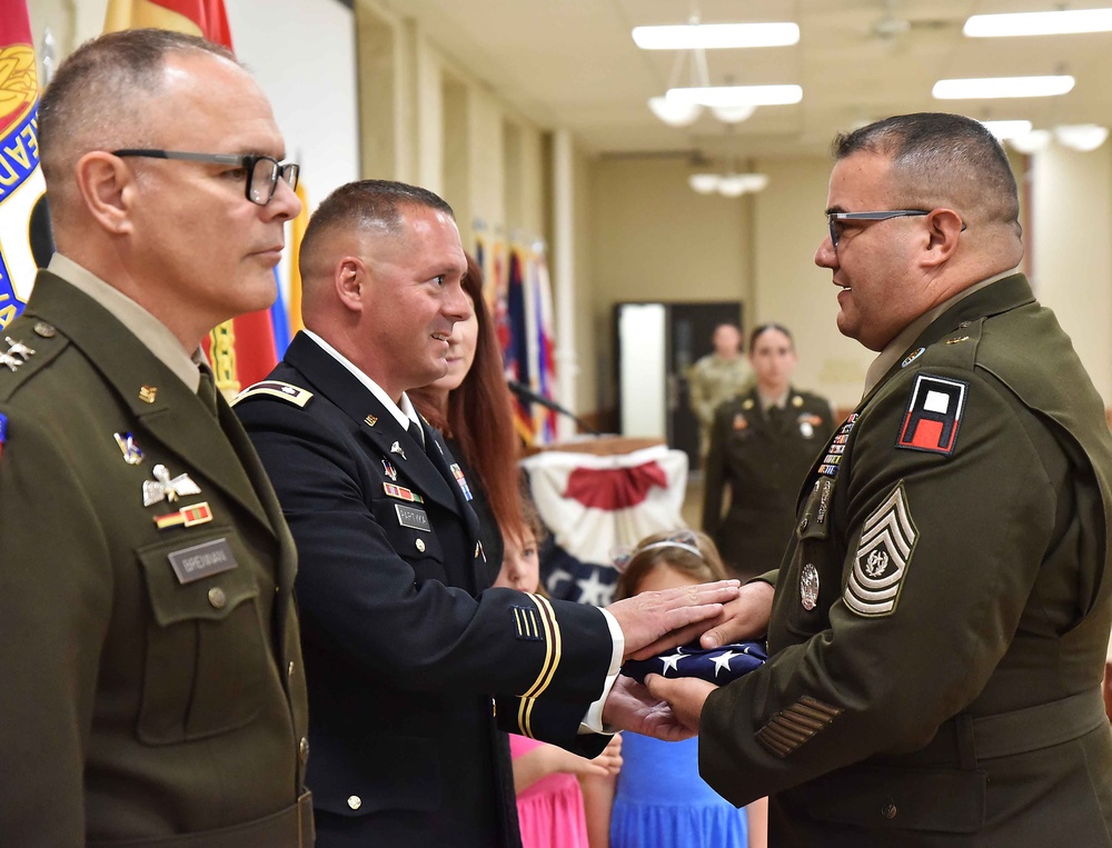 RIA bids farewell to 2 Soldiers in quarterly retirement ceremony