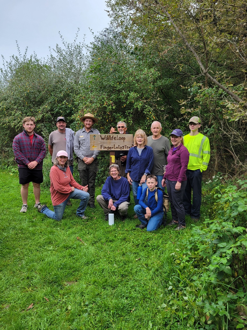 Volunteers help control invasive plants at Mount Morris Dam for National Public Lands Day