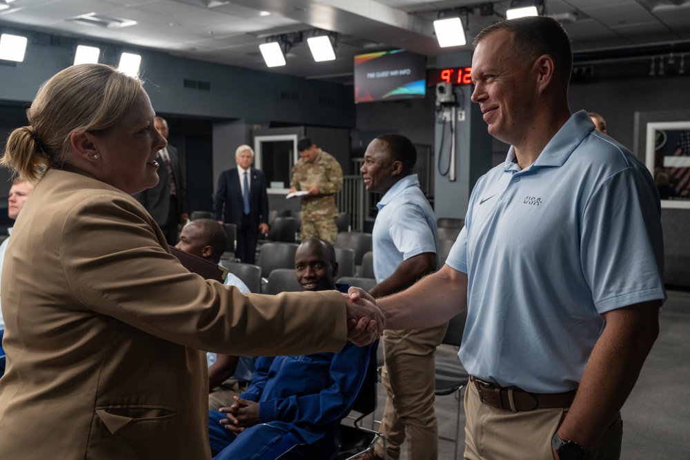 Department of Defense Olympians tour Pentagon