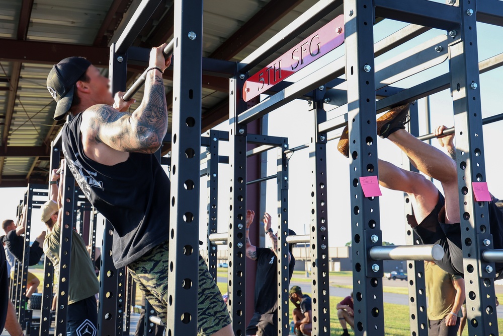 5th SFG (A) Soldiers Compete During 63rd Annual Legion Week Fitness Competition