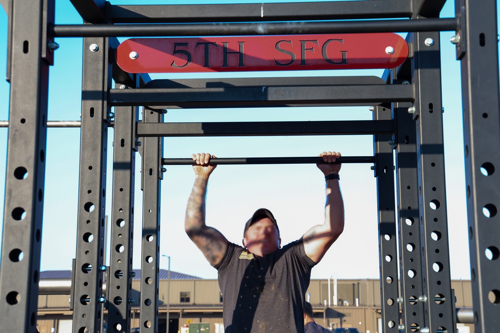 5th SFG (A) Soldiers Compete During 63rd Annual Legion Week Fitness Competition