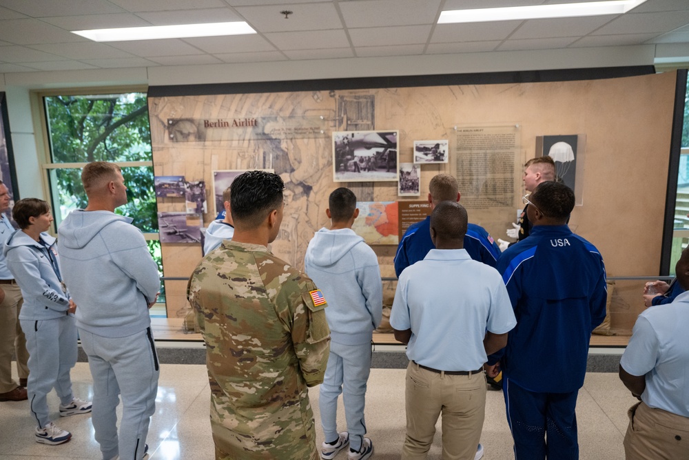 Department of Defense Olympians tour Pentagon