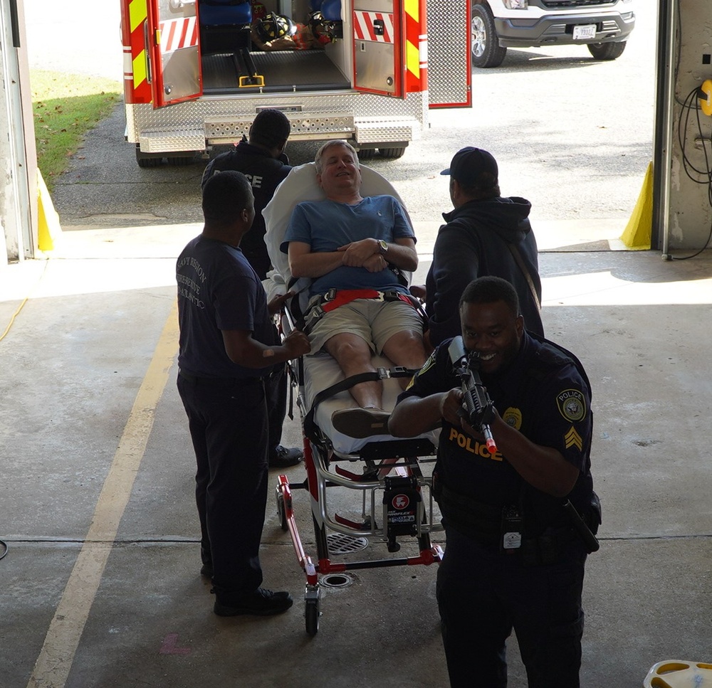 NWS Yorktown Law Enforcement, Fire &amp; EMS Services conduct combined training