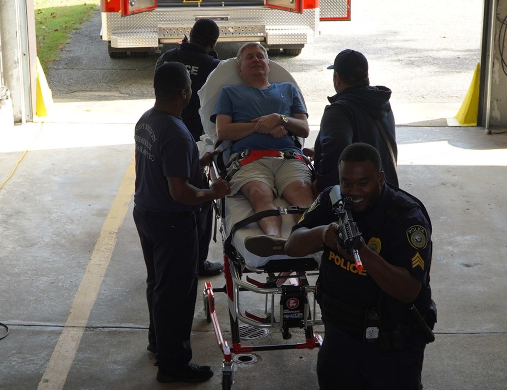NWS Yorktown Law Enforcement, Fire &amp; EMS Services conduct combined training