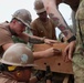 NMCB 4 Seabees Build Pier Cap Formwork During CPX