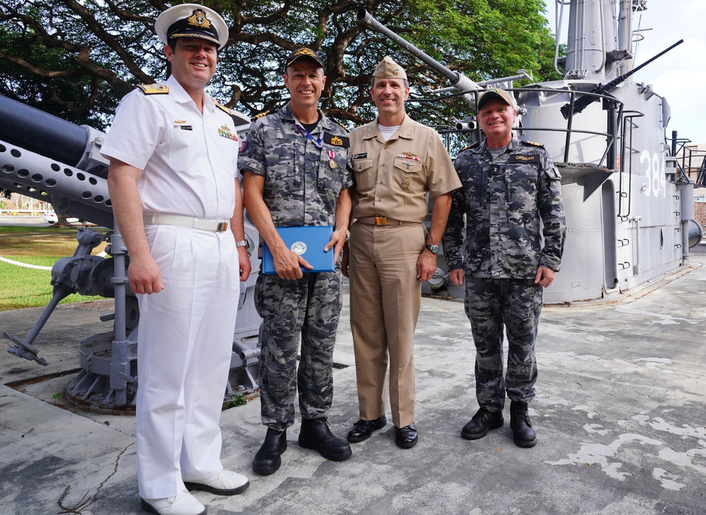 Royal Australian Navy Cmdr. Awarded U.S. Meritorious Service Medal