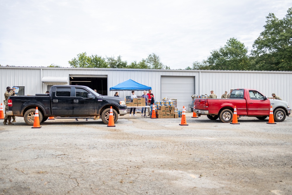 4-118 Infantry Conducts Point of Distribution in Pickens, South Carolina