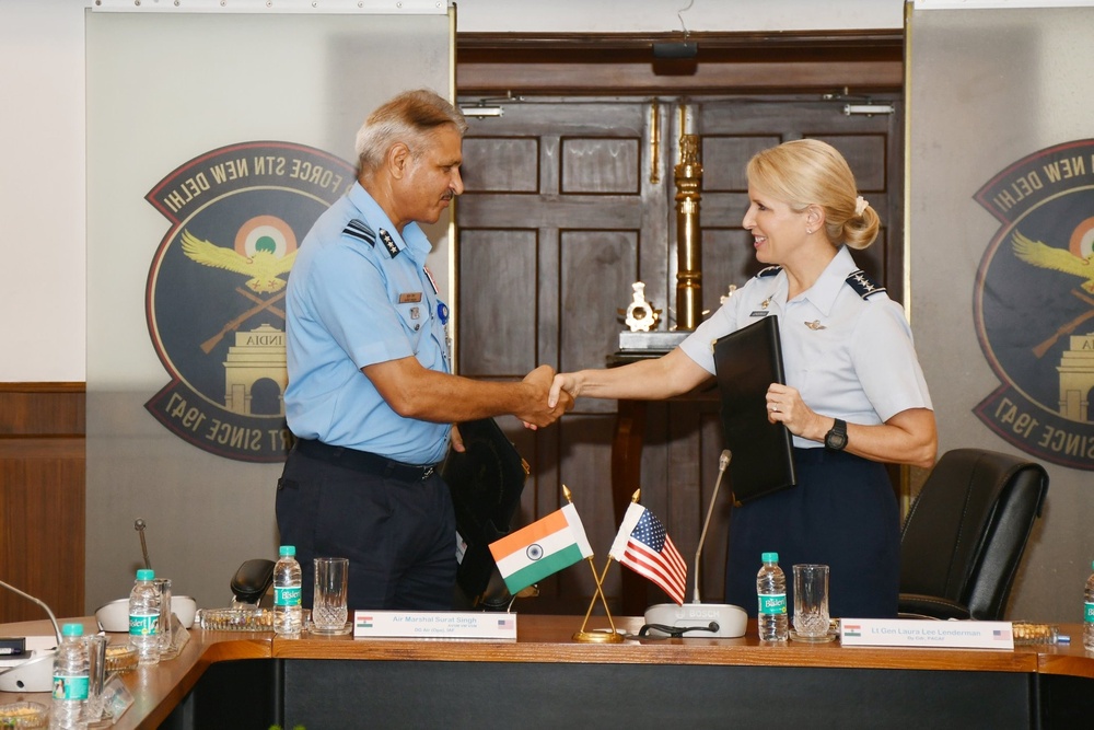 Indian and U.S. Air Force leaders meet for 25th Executive Steering Group Meeting