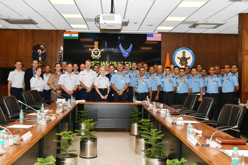 Indian and U.S. Air Force leaders meet for 25th Executive Steering Group Meeting