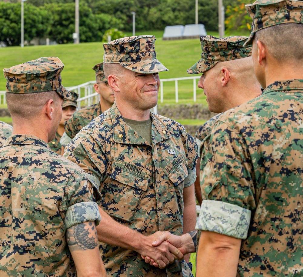 3rd MEB Promotion Ceremony for Maj. Murphy