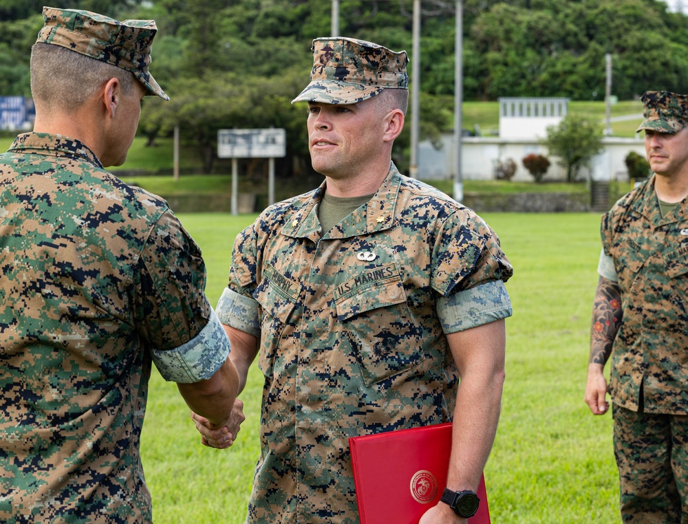 3rd MEB Promotion Ceremony for Maj. Murphy