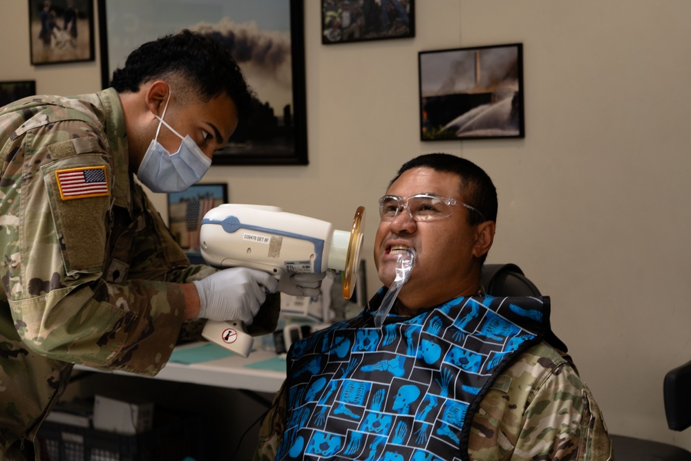 502 MCDAS conducts a mobile dental clinic
