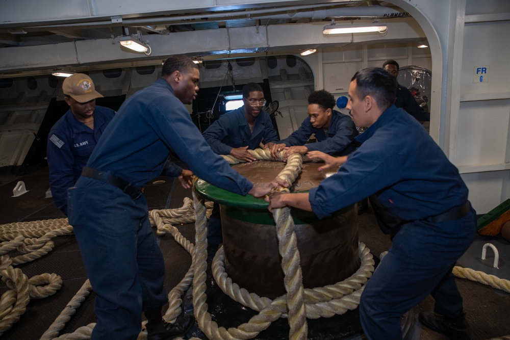 George Washington Conducts Sea and Anchor