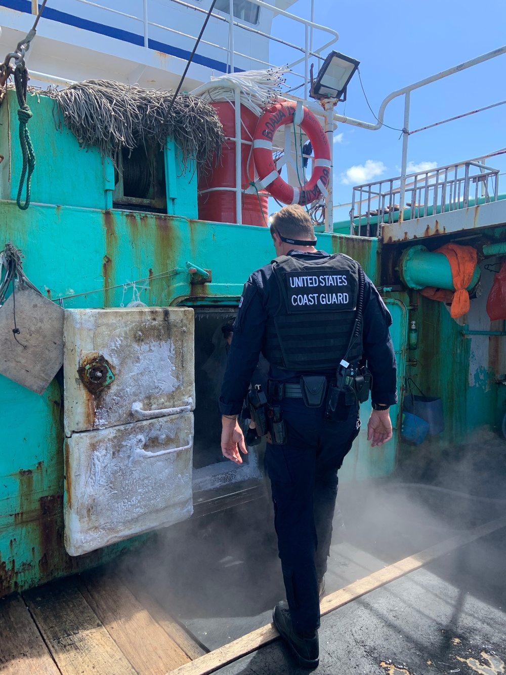 U.S. Coast Guard Cutter Oliver Berry returns home following 46-day Operation Blue Pacific Patrol in Oceania