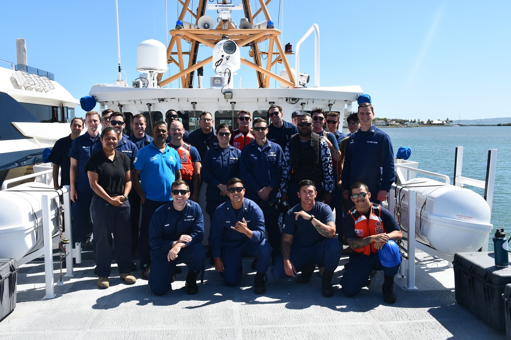 U.S. Coast Guard Cutter Oliver Berry returns home following 46-day Operation Blue Pacific Patrol in Oceania