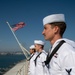 USS George Washington Sailors Man the Rails