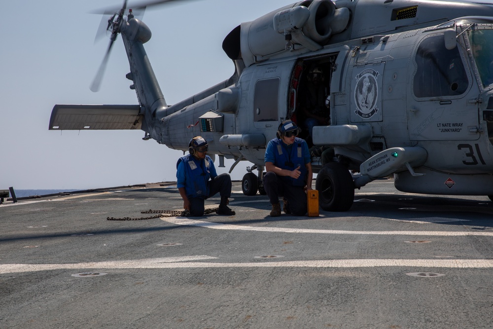 Flight Quarters Aboard the USS Cole