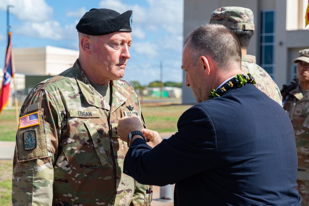 Maj. Gen. Stephen F. Logan becomes the 22nd Adjutant General for the State of Hawaii