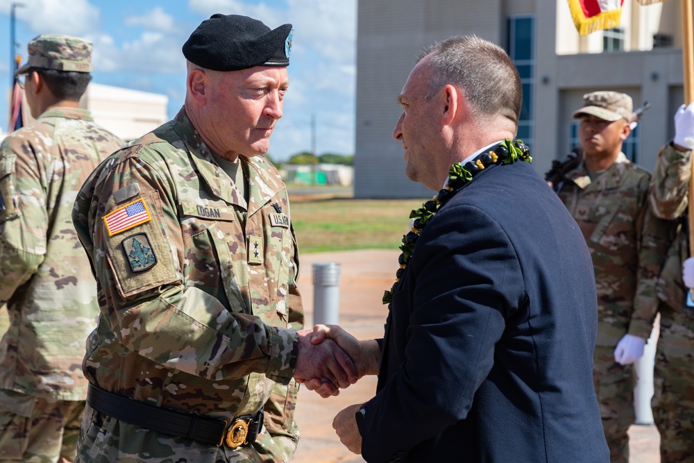 Maj. Gen. Stephen F. Logan becomes the 22nd Adjutant General for the State of Hawaii