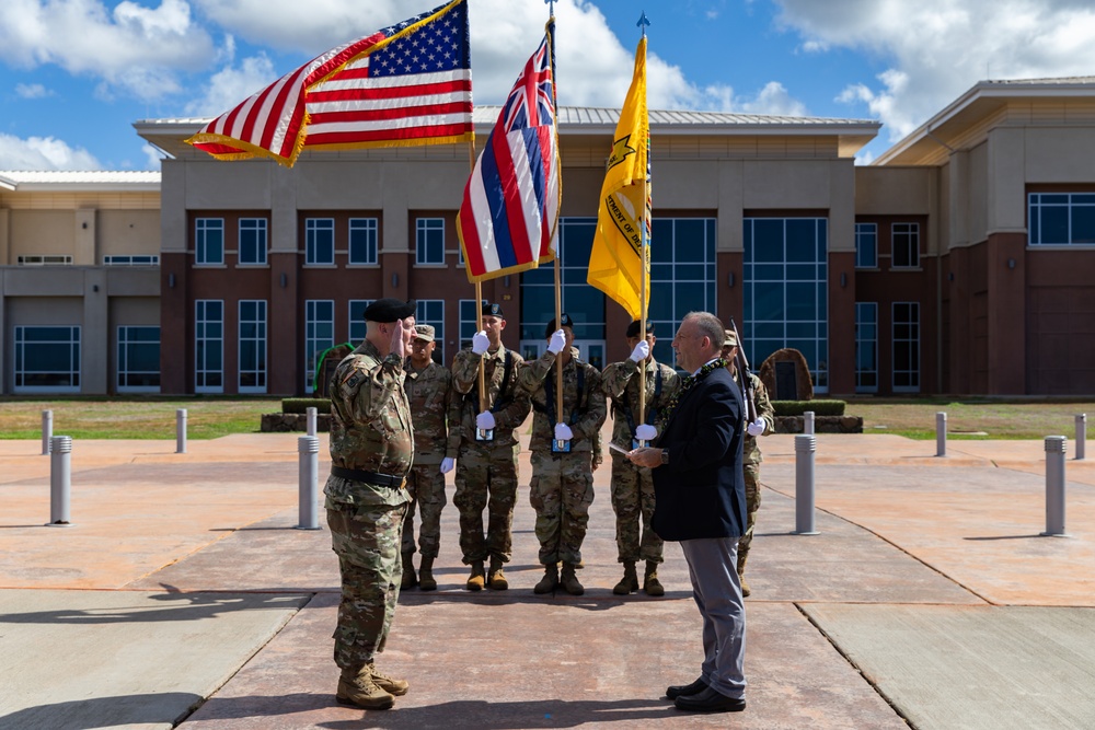 Maj. Gen. Stephen F. Logan becomes the 22nd Adjutant General for the State of Hawaii