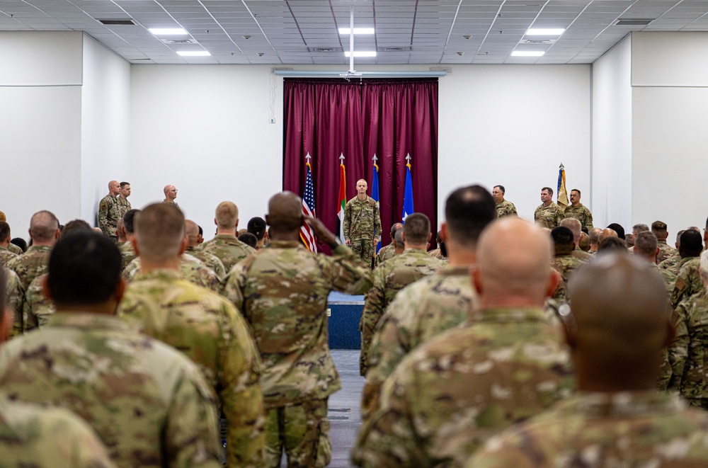 380th Air Expeditionary Wing change of command