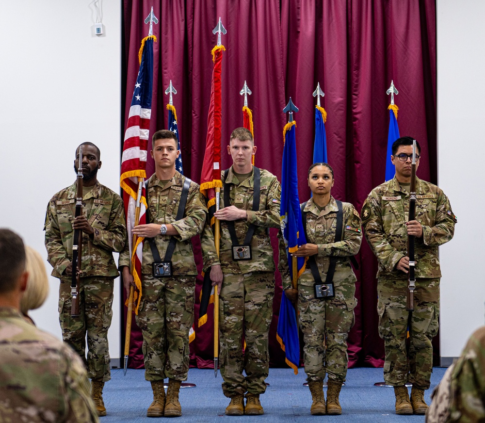 380th Air Expeditionary Wing change of command