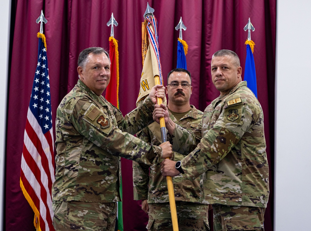 380th Air Expeditionary Wing change of command