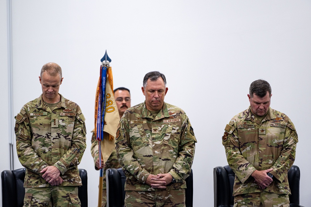 380th Air Expeditionary Wing change of command