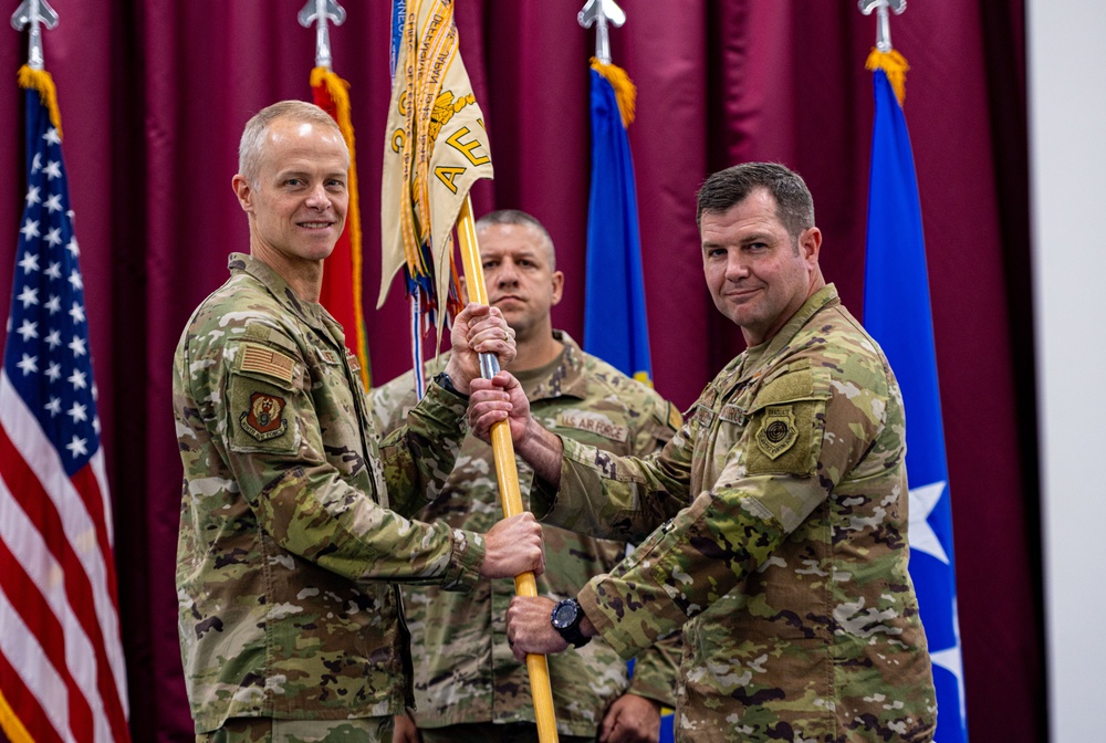 380th Air Expeditionary Wing change of command