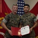 Brigadier General Collins Congratulates Marines of the Quarter