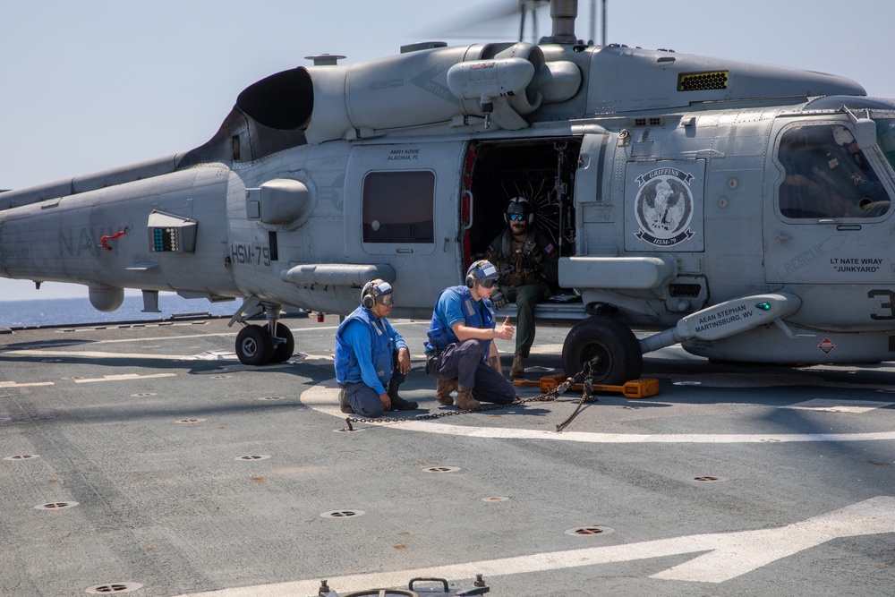 Flight Quarters Aboard the USS Cole