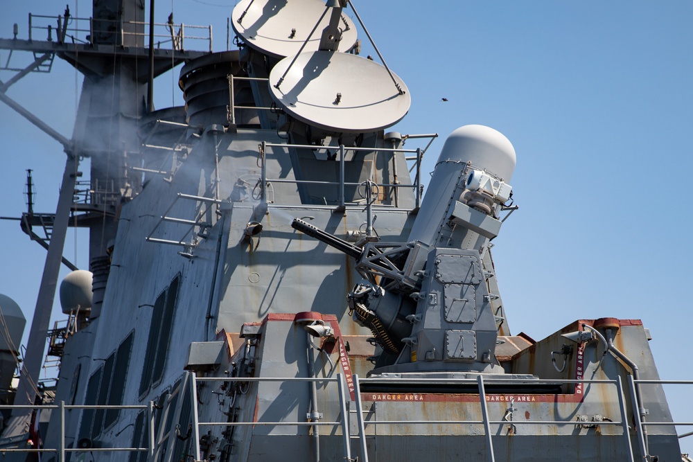 USS Cole Live Fire Exercise