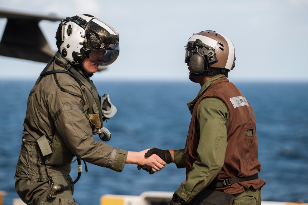 VMFA-225 Reconstitutes Squadron Aboard USS Boxer