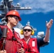 USS Theodore Roosevelt Refuels USS Mobile in Pacific Ocean