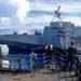 USS Theodore Roosevelt Refuels USS Mobile in Pacific Ocean