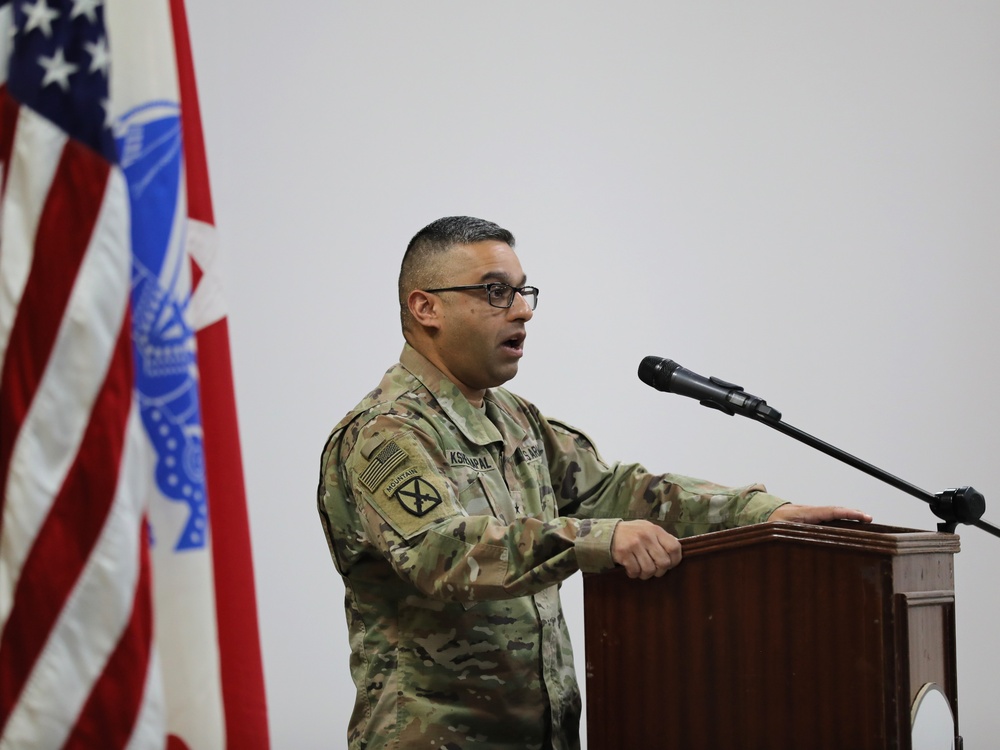 1108th TASMG completes the mission, transfers authority to 1100th TASMG in CENTCOM Ceremony