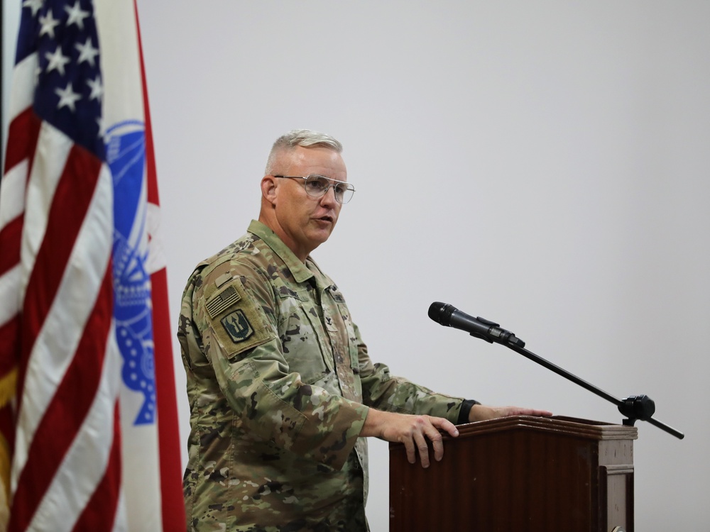 1108th TASMG completes the mission, transfers authority to 1100th TASMG in CENTCOM Ceremony