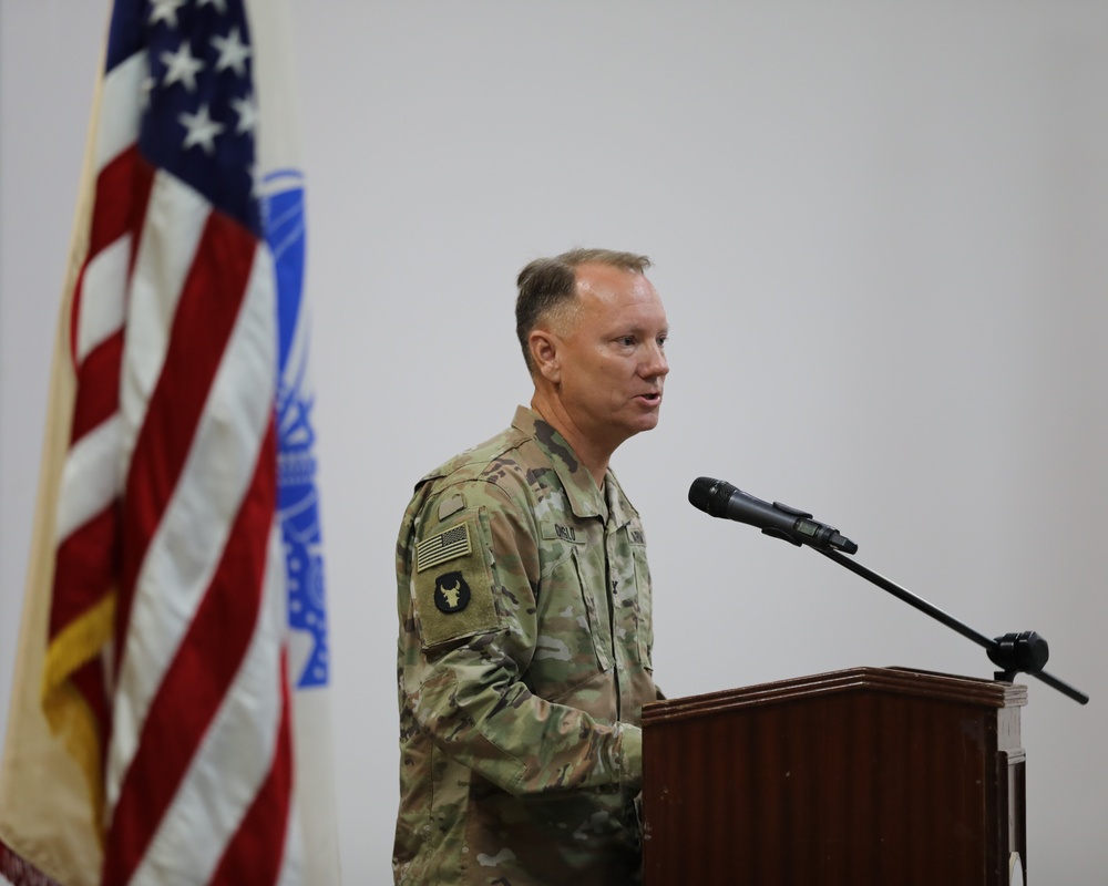 1108th TASMG completes the mission, transfers authority to 1100th TASMG in CENTCOM Ceremony