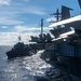 USS Theodore Roosevelt Refuels USS Mobile in Pacific Ocean